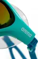 Очки для плавания Arena THE ONE MASK MIRROR бирюзово-синие 004308-107