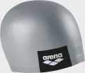Шапочка для плавання Arena LOGO MOULDED CAP срібно-чорна 001912-202