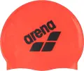 Шапочка для плавання Arena BIG LOGO CAP темно-помаранчево-чорна 009276-204