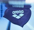 Шапочка для плавания Arena BIG LOGO CAP темно-сине-серая 009276-205