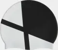 Шапочка для плавання Arena ICONS TEAM STRIPE CAP чорно-біла 001463-125