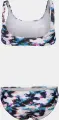 Купальник раздельный детский Arena TIE AND DYE BIKINI TOP бело-сине-розовый 006206-500