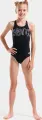 Купальник злитий дитячий Arena GRAPHIC SWIMSUIT V BACK чорно-білий 006680-501
