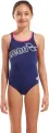 Купальник злитий дитячий Arena LOGO SWIMSUIT SWIM PRO темно-синьо-рожевий 010287-590