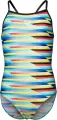 Купальник слитный детский Arena RACING STRIPE SWIMSUIT LIGHTDR разноцветный 009006-550