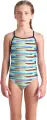Купальник слитный детский Arena RACING STRIPE SWIMSUIT LIGHTDR разноцветный 009006-550