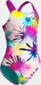 Купальник злитий дитячий Arena SPRAYING SWIMSUIT SWIM PRO BACK біло-рожево-блакитно-жовтий 010720-815