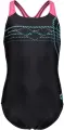 Купальник злитий дитячий Arena SUNRISE SWIMSUIT SWIM PRO BACK чорно-рожево-бірюзовий 010762-590