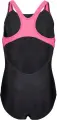 Купальник злитий дитячий Arena SUNRISE SWIMSUIT SWIM PRO BACK чорно-рожево-бірюзовий 010762-590