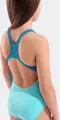 Купальник злитий дитячий Arena TEAM SWIMSUIT SWIM PRO SOLID темно-бірюзово-бірюзовий 004762-668