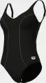 Купальник жіночий Arena CLIP BACK SWIMSUIT SOLID B чорно-білий 010651-510