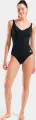 Купальник жіночий Arena CLIP BACK SWIMSUIT SOLID B чорно-білий 010651-510