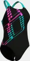 Купальник жіночий Arena GRAPHIC SWIMSUIT SWIM PRO L чорно-бірюзово-рожевий 010809-580