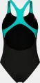 Купальник жіночий Arena GRAPHIC SWIMSUIT SWIM PRO L чорно-бірюзово-рожевий 010809-580