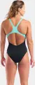 Купальник жіночий Arena GRAPHIC SWIMSUIT SWIM PRO L чорно-бірюзово-рожевий 010809-580