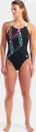 Купальник жіночий Arena GRAPHIC SWIMSUIT SWIM PRO L чорно-бірюзово-рожевий 010809-580