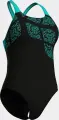 Купальник злитий жіночий Arena KIKKO SWIMSUIT SWIM PRO BACK чорно-бірюзовий 010807-580