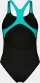 Купальник злитий жіночий Arena KIKKO SWIMSUIT SWIM PRO BACK чорно-бірюзовий 010807-580