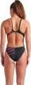Купальник злитий жіночий Arena ONE STREAM SWIMSUIT чорно-рожево-жовтий 008953-560