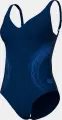 Купальник слитный женский Arena SHIMMERING SWIMSUIT U BACK темно-сине-синий 010810-708