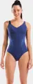Купальник слитный женский Arena SHIMMERING SWIMSUIT U BACK темно-сине-синий 010810-708
