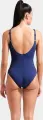 Купальник слитный женский Arena SHIMMERING SWIMSUIT U BACK темно-сине-синий 010810-708