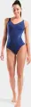 Купальник слитный женский Arena SHIMMERING SWIMSUIT U BACK темно-сине-синий 010810-708