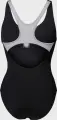Купальник жіночий Arena SWIMSUIT CONTROL PRO SOLID чорно-сірий 009073-555