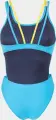 Купальник злитий жіночий Arena SWIMSUIT TECH MULTI SOLID блакитно-жовтий 008054-820
