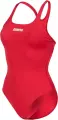 Купальник слитный женский Arena TEAM SWIMSUIT SWIM PRO SOLID красно-белый 004760-450