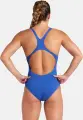 Купальник жіночий Arena TEAM SWIMSUIT SWIM PRO SOLID синьо-білий 004760-720