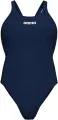 Купальник жіночий Arena TEAM SWIMSUIT SWIM TECH SOLID темно-синьо-білий 004763-750