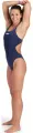 Купальник жіночий Arena TEAM SWIMSUIT SWIM TECH SOLID темно-синьо-білий 004763-750