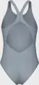 Купальник слитный женский Arena TRAIL SWIMSUIT V BACK серо-черно-лаймовый 009022-520