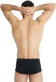 Плавки-боксеры Arena TEAM SWIM LOW WAIST SHORT SOLID черно-белые 004775-550