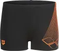 Плавки-боксери дитячі Arena BRIGHT SWIM SHORT чорно-жовтогарячі 006721-503