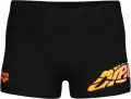 Плавки-боксери дитячі Arena LETTERING SWIM SHORT чорні 010864-500