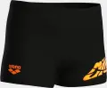 Плавки-боксеры детские Arena LETTERING SWIM SHORT черные 010864-500