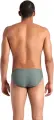 Плавки-брифи Arena STRIPE SWIM BRIEFS темно-зелено-чорно-білі 007929-650