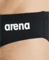 Плавки-брифи Arena TEAM SWIM BRIEFS SOLID чорно-білі 004773-550