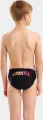 Плавки-брифы детские Arena LETTERING SWIM BRIEFS черные 010865-500