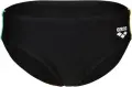 Плавки-брифи дитячі Arena SWIM BRIEFS SOLID чорно-жовто-блакитні 008371-583