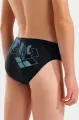 Плавки-брифи дитячі Arena TALES SWIM BRIEFS чорно-бірюзові 009086-508