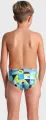 Плавки-брифы детские Arena WALLPAPER SWIM BRIEFS голубо-темно-сине-лаймовые 009096-750