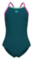 Купальник злитий дитячий Arena SWIMSUIT LIGHT DROP SOLID темно-бірюзово-рожевий 005919-696
