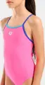Купальник злитий дитячий Arena SWIMSUIT LIGHT DROP SOLID рожево-синій 005919-988