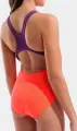 Купальник злитий дитячий Arena GRAPHIC SWIMSUIT SWIM PRO BACK помаранчево-фіолетовий 011184-370