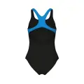 Купальник злитий дитячий Arena GRAPHIC SWIMSUIT SWIM PRO BACK чорно-блакитний 011184-580