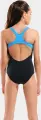 Купальник злитий дитячий Arena GRAPHIC SWIMSUIT SWIM PRO BACK чорно-блакитний 011184-580