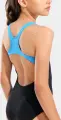 Купальник злитий дитячий Arena GRAPHIC SWIMSUIT SWIM PRO BACK чорно-блакитний 011184-580